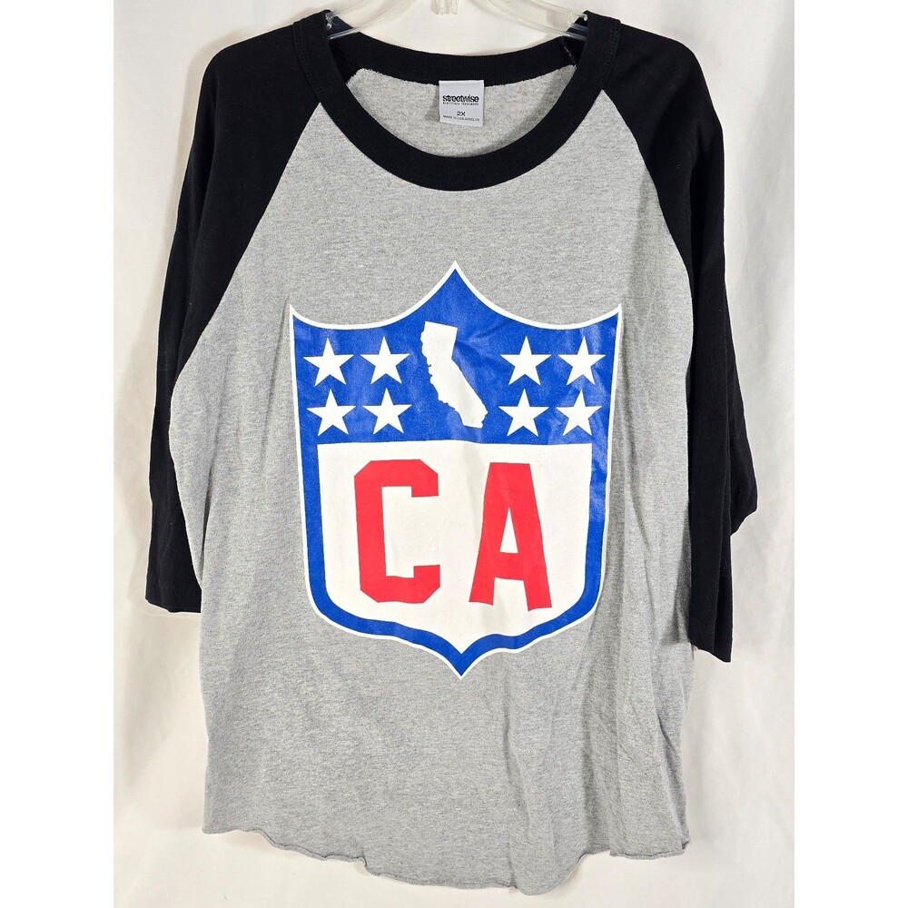 Streetwise CA 3/4 Sleeved Baseball T-shirt